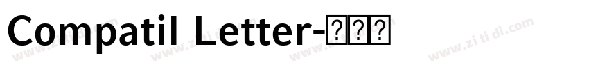 Compatil Letter字体转换